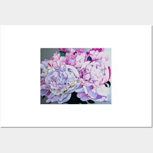 Pink Peonies Posters and Art